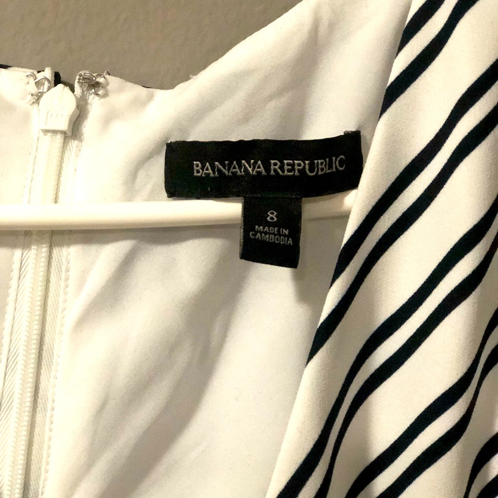 Banana republic jumpsuit striped